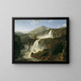 La grande cascade de Tivoli près de Rome - Jakob Philipp Hackert — framed artwork on a wall