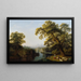 Isernia River Valley near Naples - Jakob Philipp Hackert — framed artwork on a wall