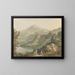 Lac Nemi - Jakob Philipp Hackert — framed artwork on a wall