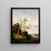 Landscape Painting - Jakob Philipp Hackert — framed artwork on a wall