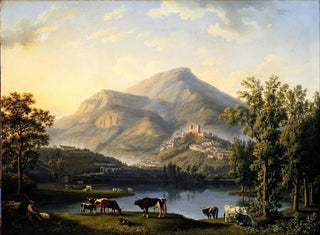 Landscape with View of Itri - Jakob Philipp Hackert — artwork view
