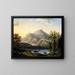 Landscape with View of Itri - Jakob Philipp Hackert — framed artwork on a wall