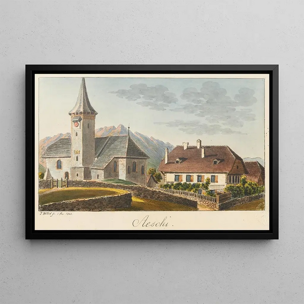 Aeschi - Jakob Samuel Weibel — framed artwork on a wall