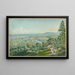 View of Bern and the Aar from the Gurten - Jakob Samuel Weibel — framed artwork on a wall