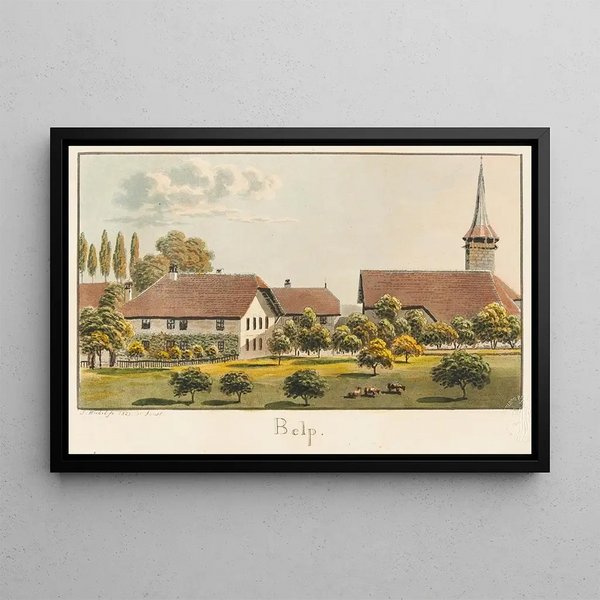 Belp - Jakob Samuel Weibel — framed artwork on a wall