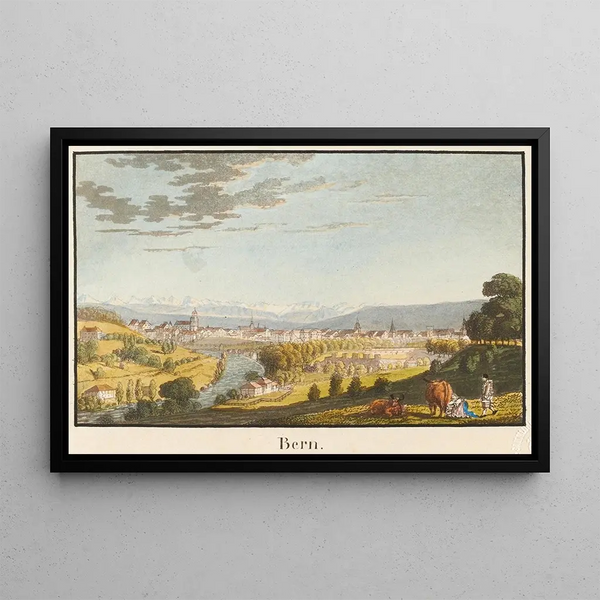 Bern - Jakob Samuel Weibel — framed artwork on a wall