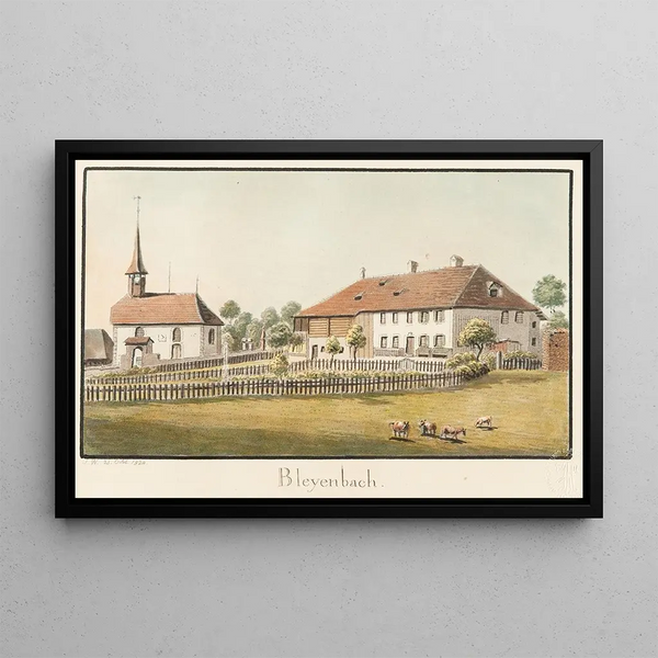 Bleyenbach - Jakob Samuel Weibel — framed artwork on a wall