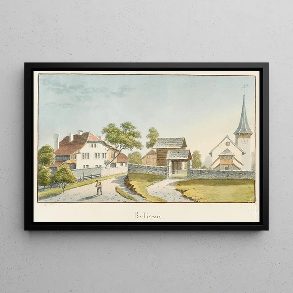 Bolligen - Jakob Samuel Weibel — framed artwork on a wall