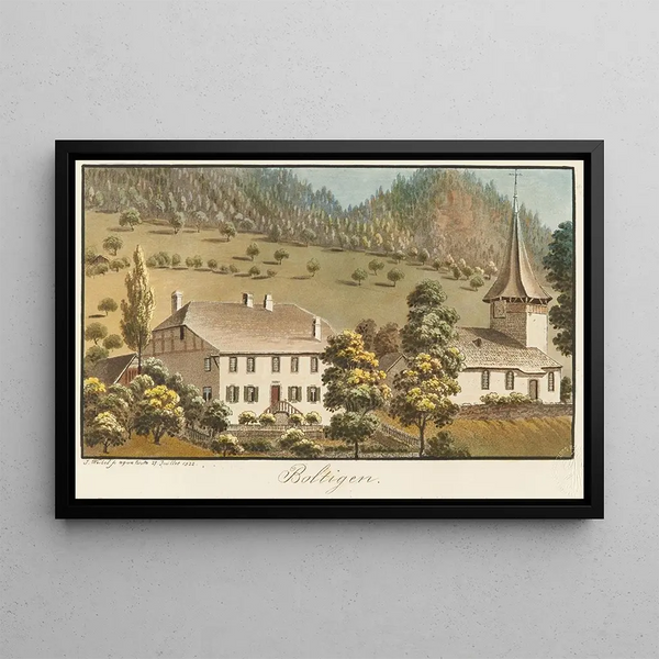 Boltigen - Jakob Samuel Weibel — framed artwork on a wall
