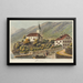 Brienz - Jakob Samuel Weibel — framed artwork on a wall