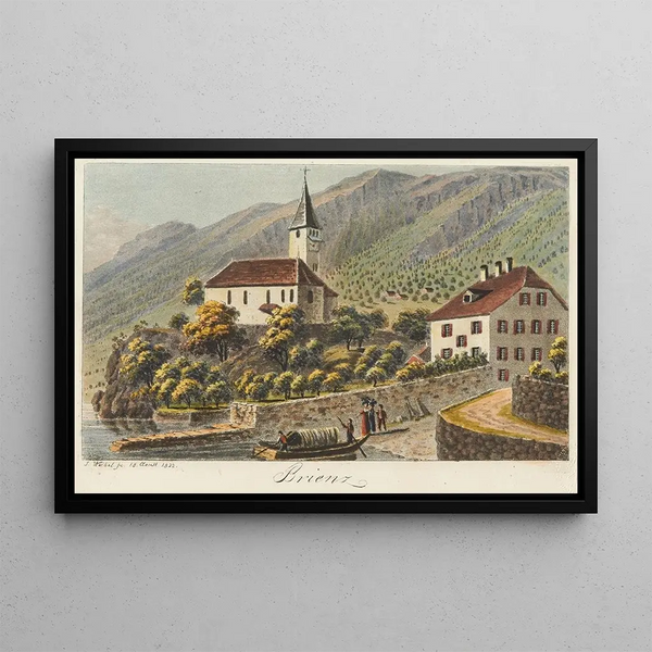 Brienz - Jakob Samuel Weibel — framed artwork on a wall