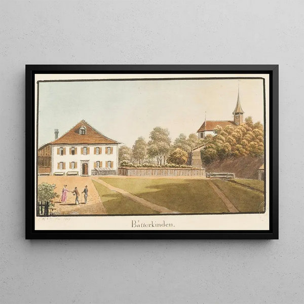 Bätterkinden - Jakob Samuel Weibel — framed artwork on a wall