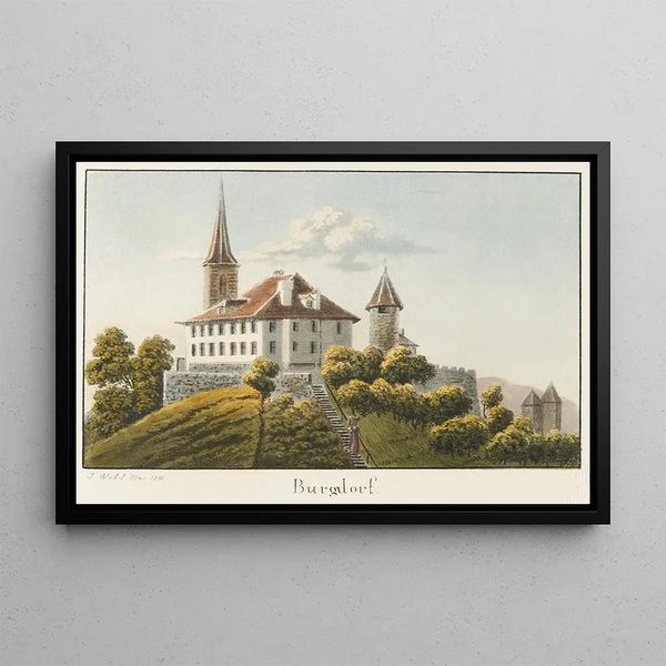 Burgdorf - Jakob Samuel Weibel — framed artwork on a wall