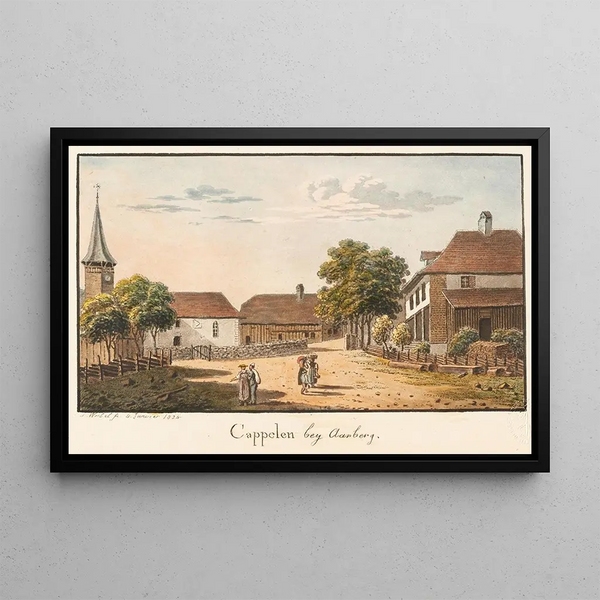 Cappelen near Aarberg - Jakob Samuel Weibel — framed artwork on a wall