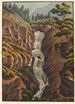 the Waterfall of the Aar on the Grimsel - Jakob Samuel Weibel — artwork view
