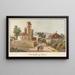 Diesbach near Büren - Jakob Samuel Weibel — framed artwork on a wall