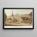 Diesbach near Thun - Jakob Samuel Weibel — framed artwork on a wall