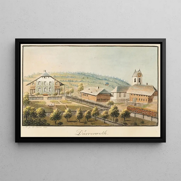 Dürrenroth - Jakob Samuel Weibel — framed artwork on a wall
