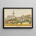 Ferenbalm - Jakob Samuel Weibel — framed artwork on a wall
