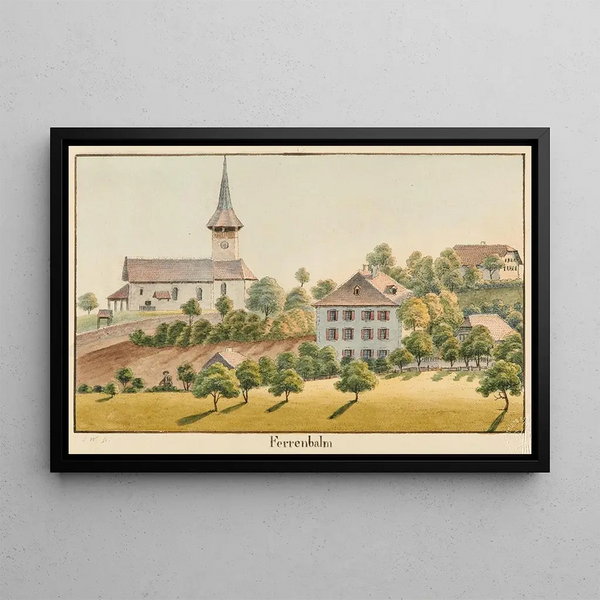 Ferenbalm - Jakob Samuel Weibel — framed artwork on a wall