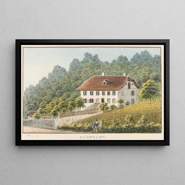 Gampelen - Jakob Samuel Weibel — framed artwork on a wall