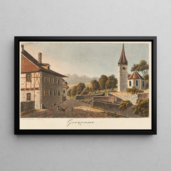 Gerzensee - Jakob Samuel Weibel — framed artwork on a wall