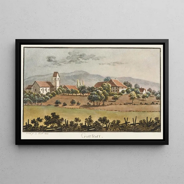 Gottstatt - Jakob Samuel Weibel — framed artwork on a wall
