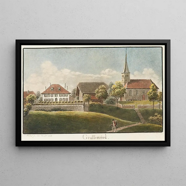 Graffenried - Jakob Samuel Weibel — framed artwork on a wall
