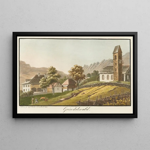 Grindelwald - Jakob Samuel Weibel — framed artwork on a wall