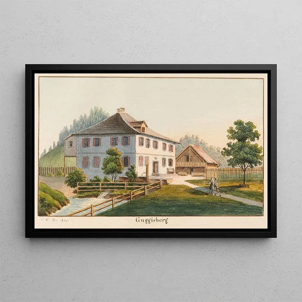 Guggisberg - Jakob Samuel Weibel — framed artwork on a wall