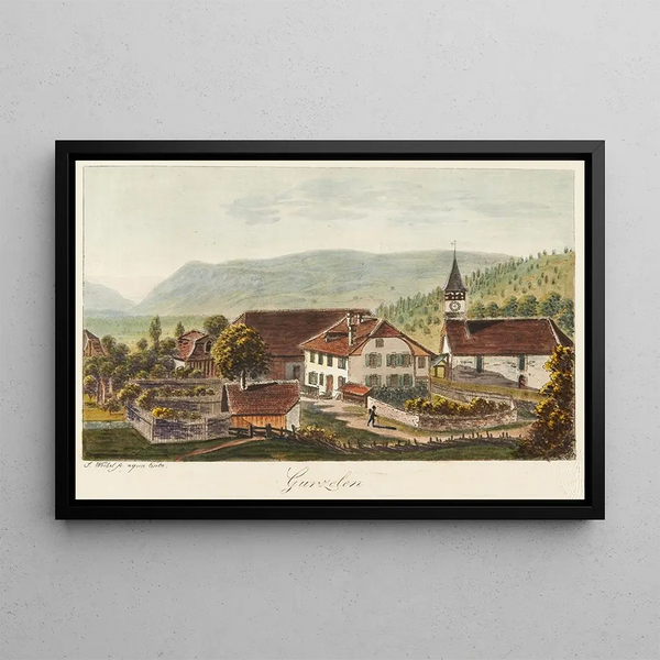 Gurzelen - Jakob Samuel Weibel — framed artwork on a wall