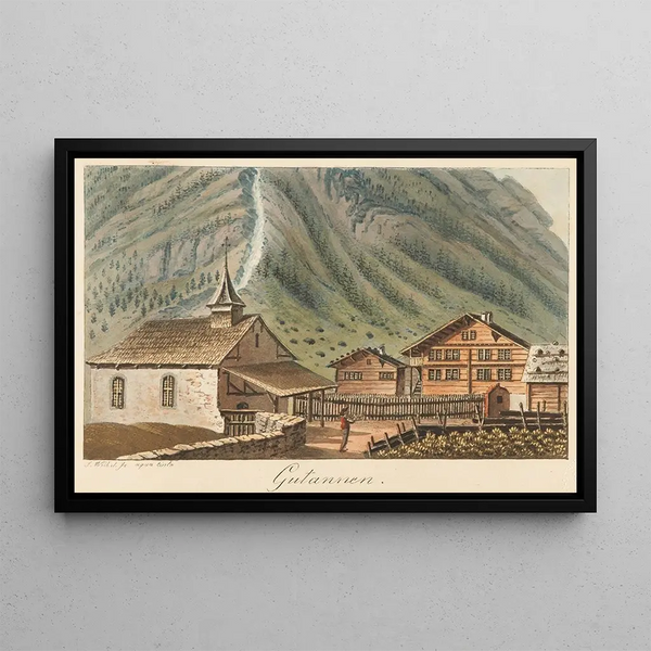 Gutannen - Jakob Samuel Weibel — framed artwork on a wall