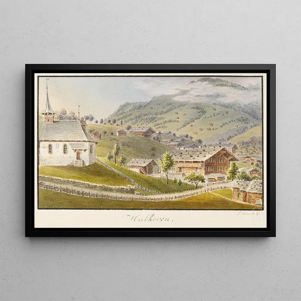 Habkeren - Jakob Samuel Weibel — framed artwork on a wall