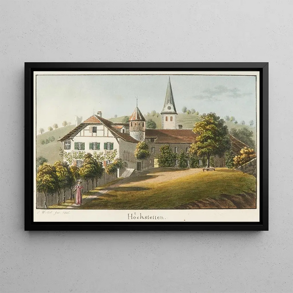 Höchstatten - Jakob Samuel Weibel — framed artwork on a wall