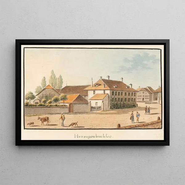 Herzogenbuchsee - Jakob Samuel Weibel — framed artwork on a wall