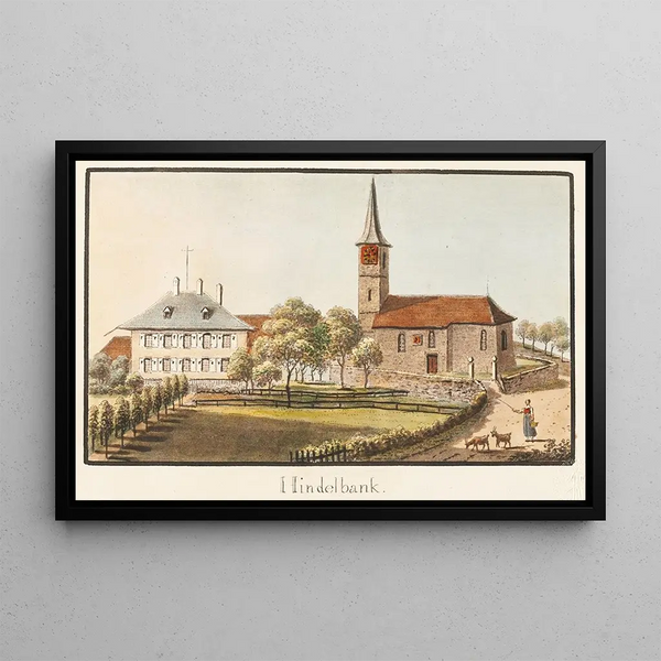Hindelbank - Jakob Samuel Weibel — framed artwork on a wall