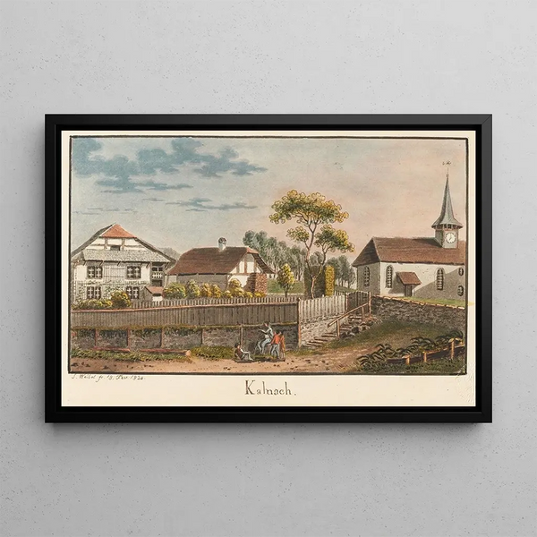 Kalnach - Jakob Samuel Weibel — framed artwork on a wall
