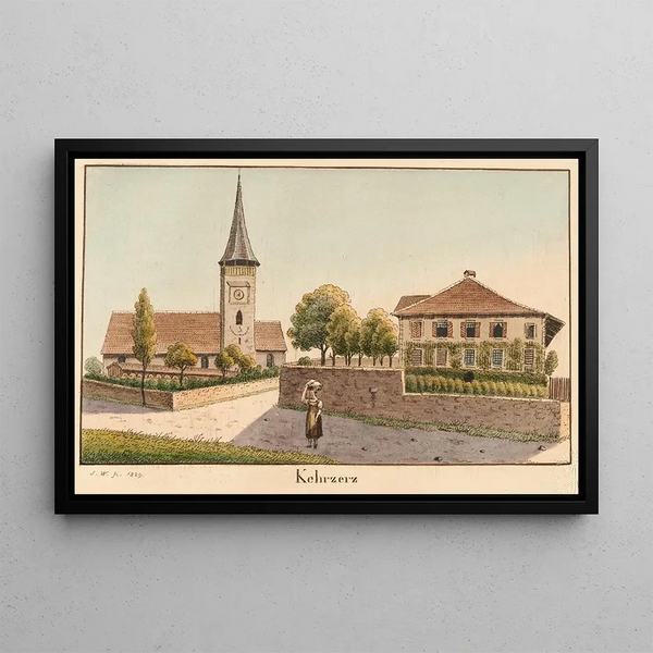 Kehrzerz - Jakob Samuel Weibel — framed artwork on a wall