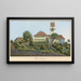 Village Painting - Jakob Samuel Weibel — framed artwork on a wall