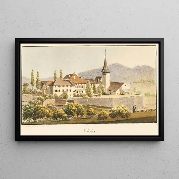 Kniz - Jakob Samuel Weibel — framed artwork on a wall