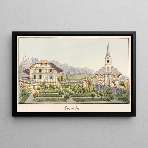 Krauchthal - Jakob Samuel Weibel — framed artwork on a wall