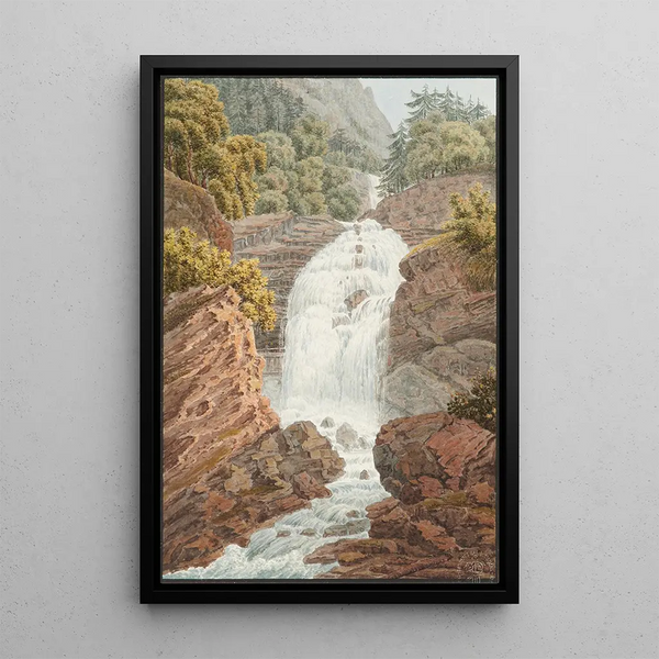 La Giessbach - Jakob Samuel Weibel — framed artwork on a wall