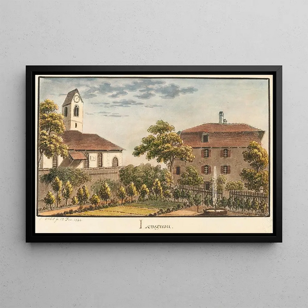 Lengnau - Jakob Samuel Weibel — framed artwork on a wall