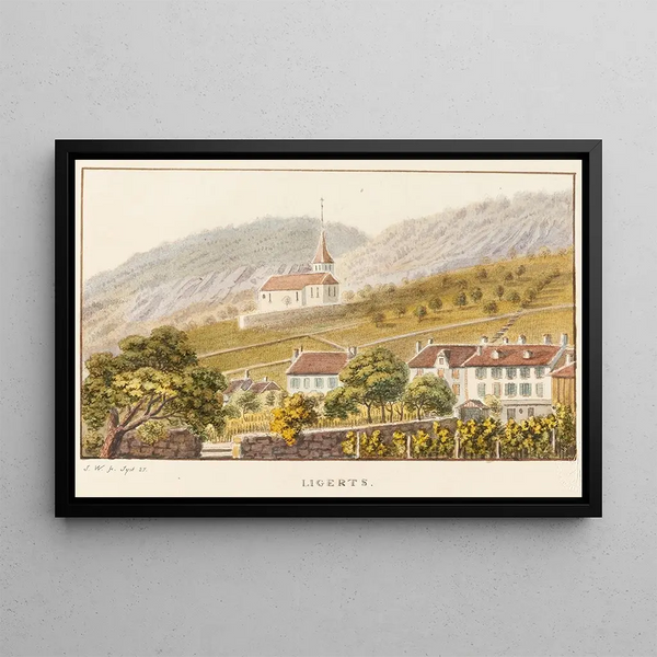 Lizards - Jakob Samuel Weibel — framed artwork on a wall