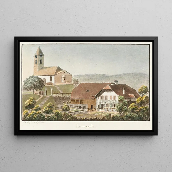 Limpach - Jakob Samuel Weibel — framed artwork on a wall