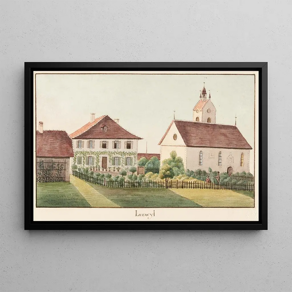 Lotzwil - Jakob Samuel Weibel — framed artwork on a wall