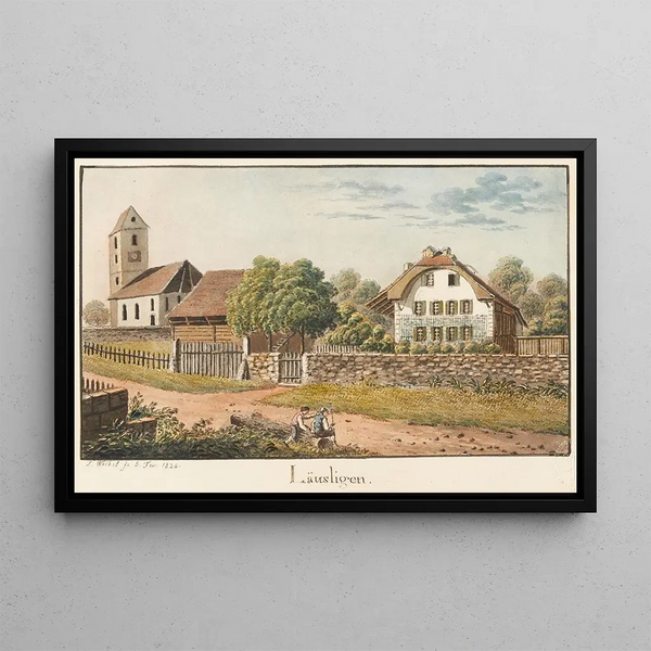 Lüslingen - Jakob Samuel Weibel — framed artwork on a wall