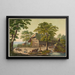 Maison de paysan près de Wichtrach - Jakob Samuel Weibel — framed artwork on a wall
