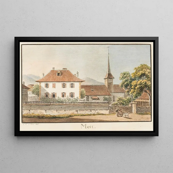Meat - Jakob Samuel Weibel — framed artwork on a wall