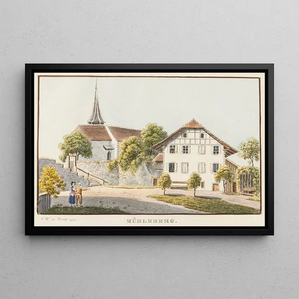 Mühleberg - Jakob Samuel Weibel — framed artwork on a wall
